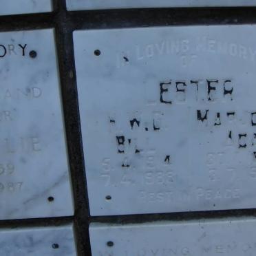 LESTER H.W.G. 1914-1988 &amp; Marjorie 1918-1991