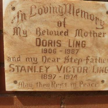 LING Stanley Victor 1897-1974 &amp; Doris 1906-1987