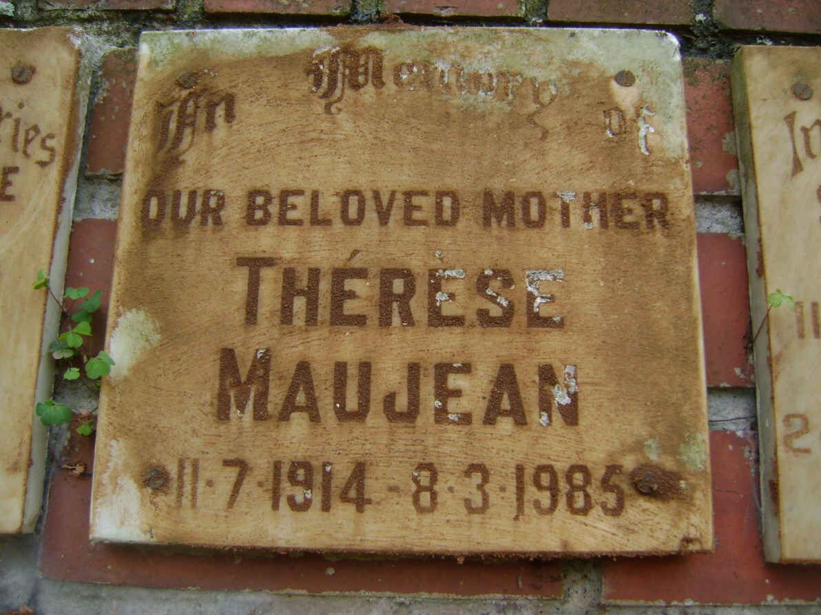 MAUJEAN Therese 1914-1985