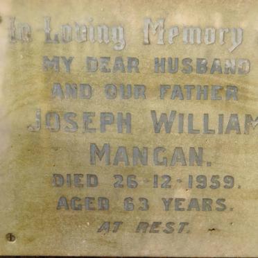 MANGAN Joseph William -1959