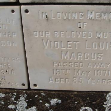 MARCUS Violet Louise -1971