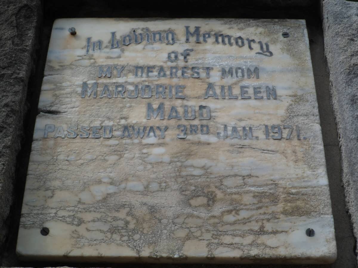 MAUD Marjorie Aileen -1971