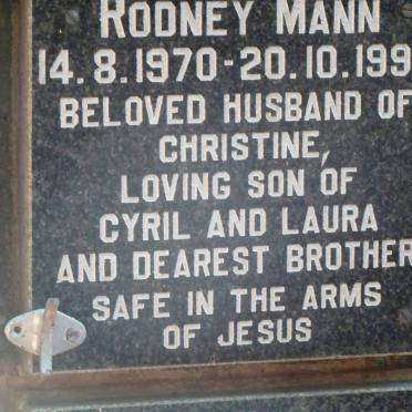 MANN Rodney 1970-1992