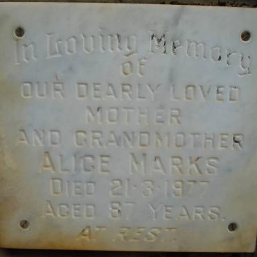 MARKS Alice -1977