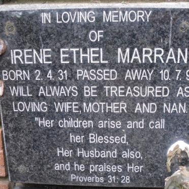 MARRAN Irene Ethel 1931-1998