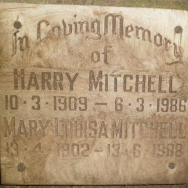 MITCHELL Harry 1909-1986 &amp; Mary Louisa 1902-1988