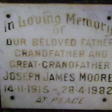 MOORE Joseph James 1915-1982