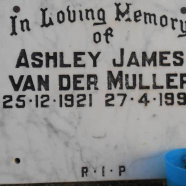 MULLER Ashley James, van der 1921-1990