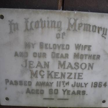 McKENZIE Jean Mason -1964