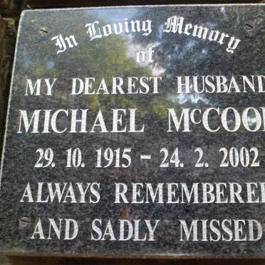 McCOOL Michael 1915-2002