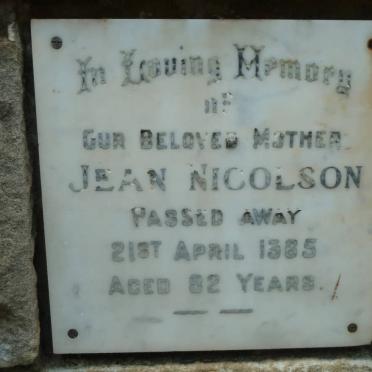 NICOLSON Jean -1965