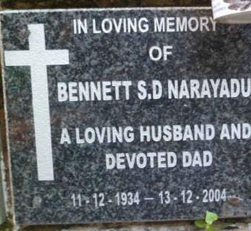 NARAYADU Bennett S.D. 1934-2004