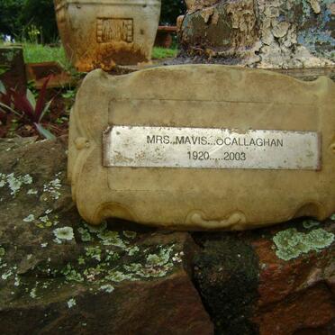 O'CALLAGHAN Mavis 1920-2003