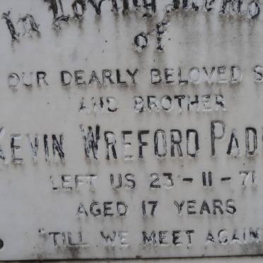 PADDON Kevin Wreford -1971