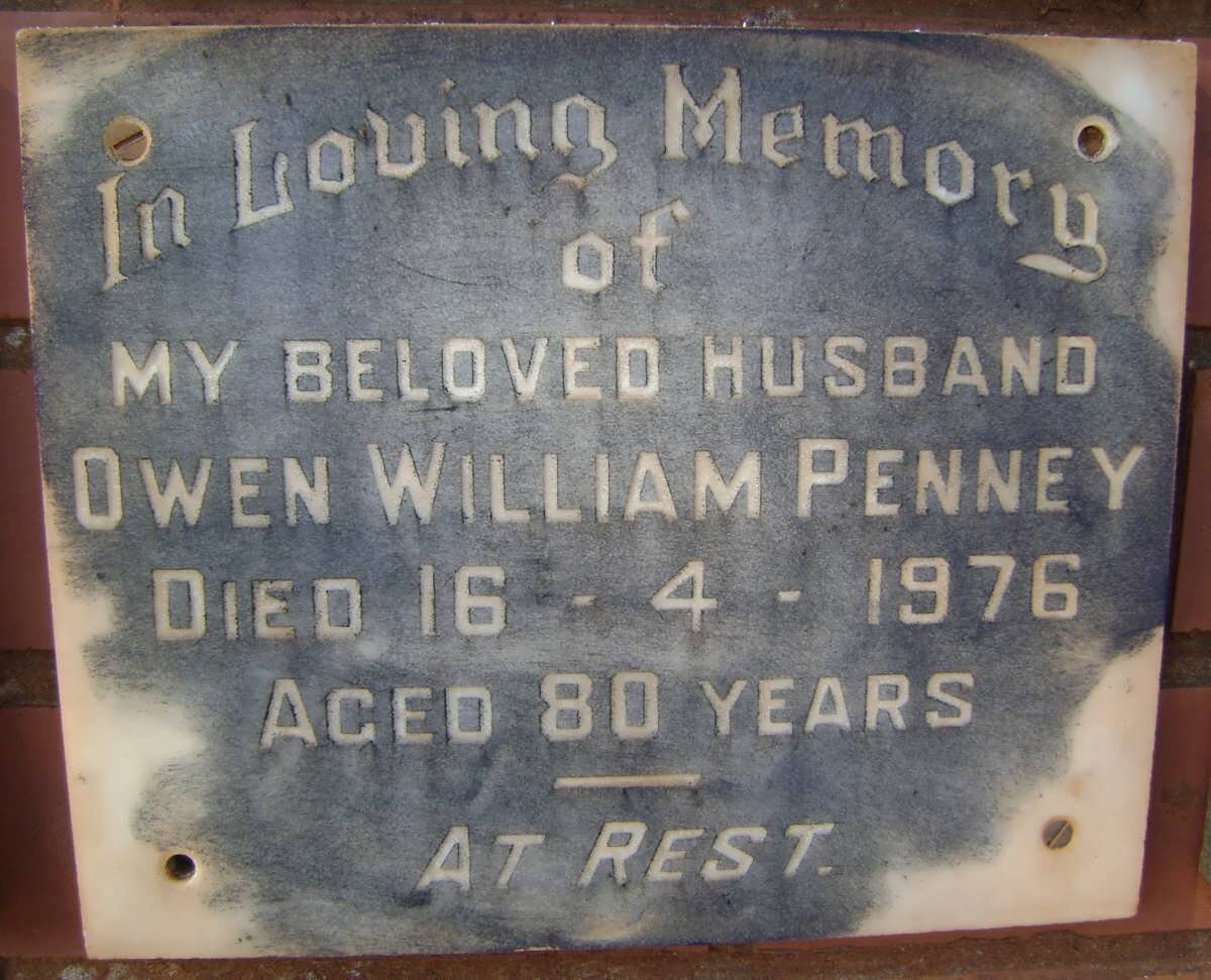 PENNEY Owen William -1976