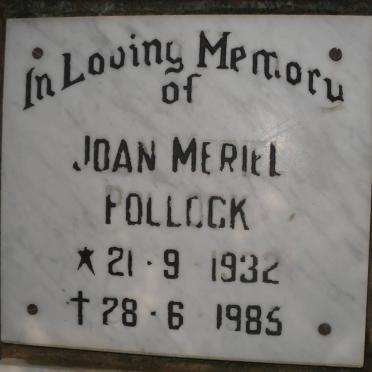 POLLOCK Joan Meriel 1932-1985