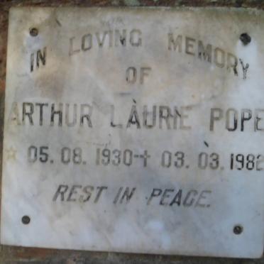 POPE Arthur Laurie 1930-1982
