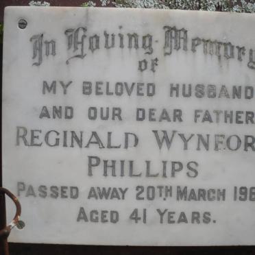 PHILLIPS Reginald Wynford -1968