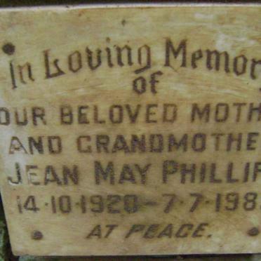 PHILLIPS Jean May 1920-1983