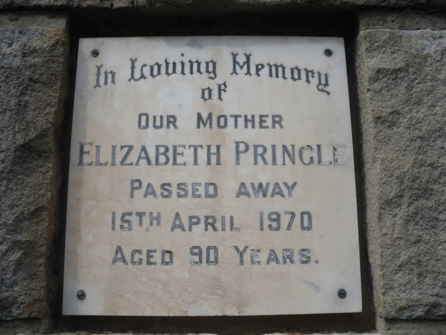 PRINGLE Elizabeth -1970