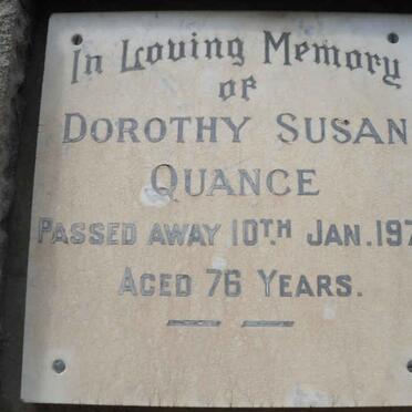 QUANCE Dorothy Susan -1971