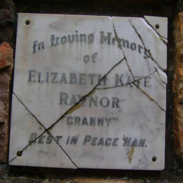 RAYNOR Elizabeth Kate