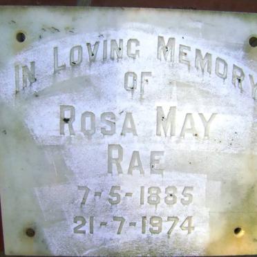 RAE Rosa May 1885-1974