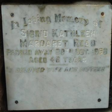 READ Sigrid Kathleen Margaret -1963