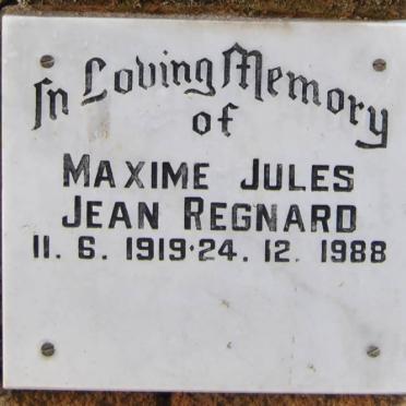 REGNARD Maxime Jules Jean 1919-1988