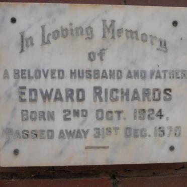 RICHARDS Edward 1924-1970