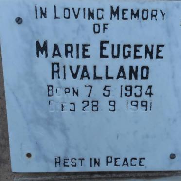 RIVALLAND Marie Eugene 1934-1991