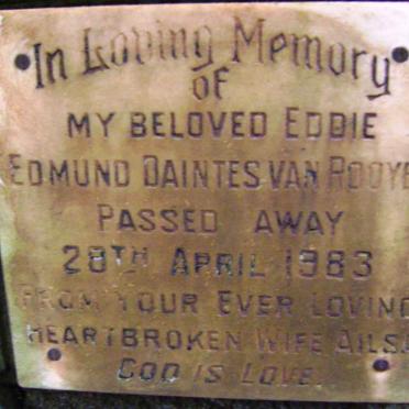 ROOYEN Edmund Daintes, van -1983