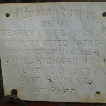 RONNE James Richard -1977