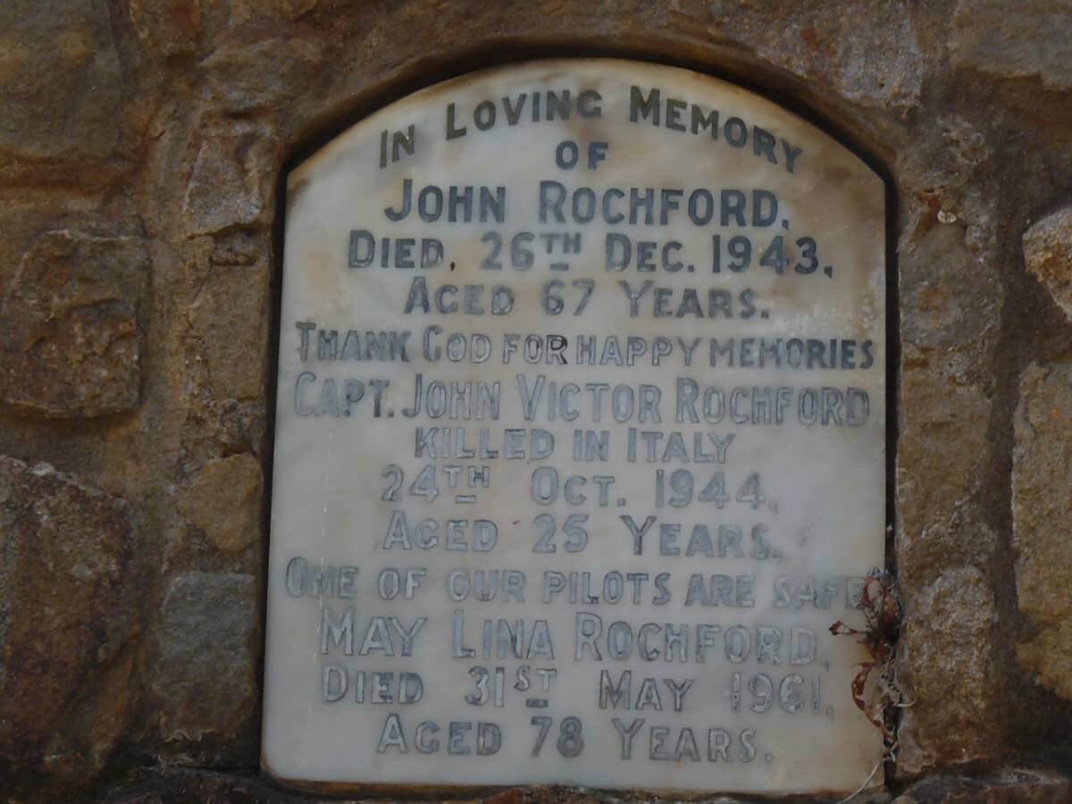 ROCHFORD John -1943 &amp; May Lina -1961 :: ROCHFORD John Victor -1944