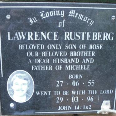 RUSTEBURG Lawrence 1955-1996