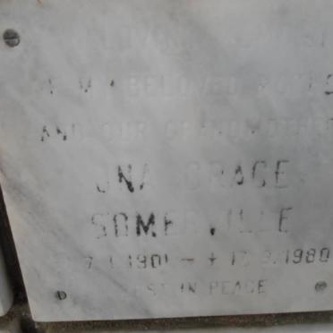 SOMERVILLE Una Grace 1901-1980