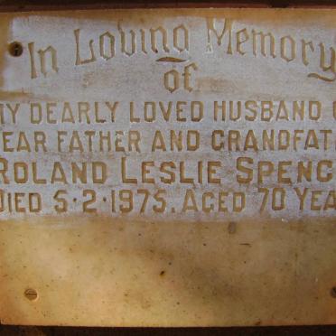 SPENCER Roland Leslie -1975