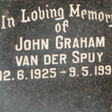 SPUY John Graham, van der 1925-1992