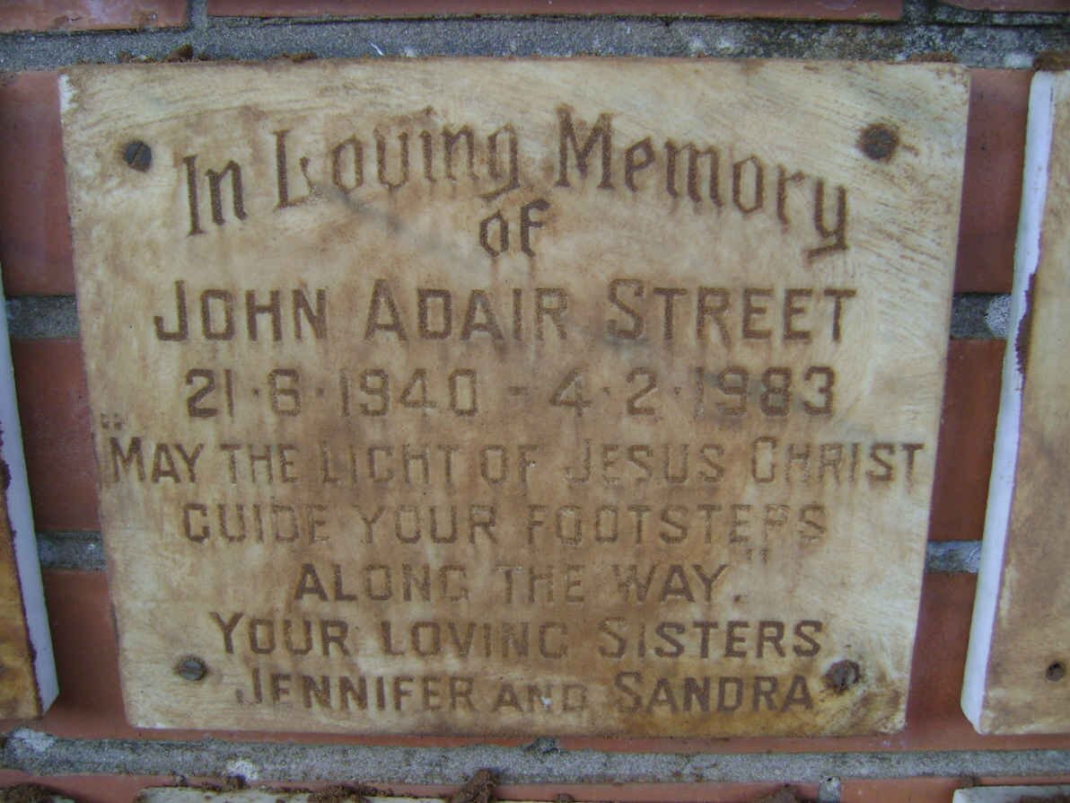 STREET John Adair 1940-1983