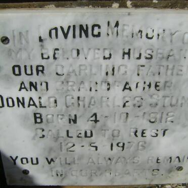 STUMKE Donald Charles 1912-1976