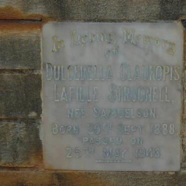 STRUGNELL Dulcebella Glaukopis Lafille nee SAMUELSON 1888-1948