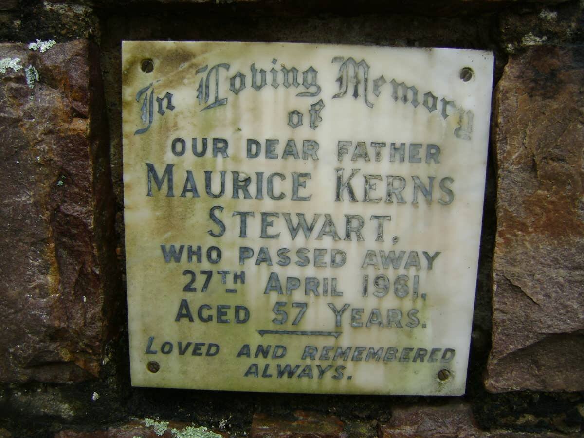 STEWART Maurice Kerns -1961
