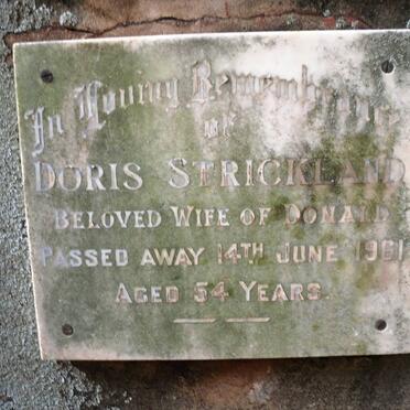 STRICKLAND Doris -1961