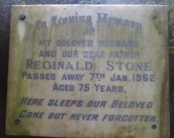 STONE Reginald -1962