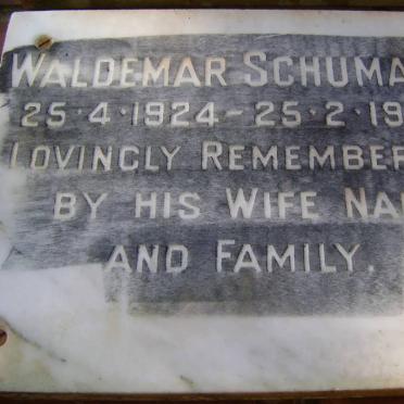 SCHUMANN Waldemar 1924-1976