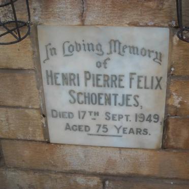 SCHOENTJES Henri Pierre Felix -1949