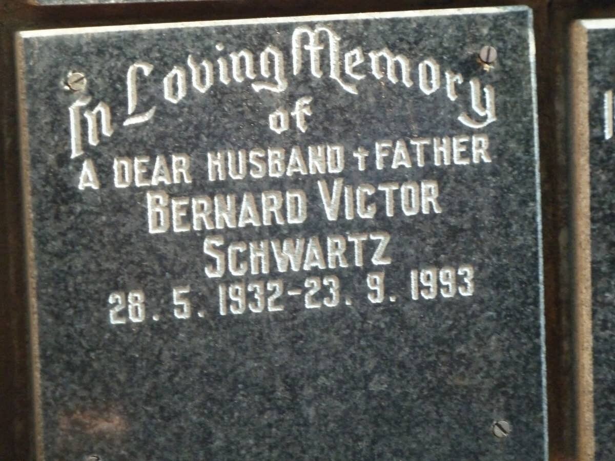 SCHWARTZ Bernard Victor 1932-1993