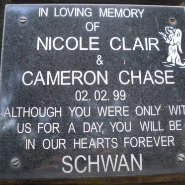 SCHWAN Nicole Clair 1999-1999 :: SCHWAN Cameron Chase 1999-1999