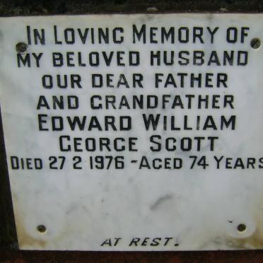 SCOTT Edward William George -1976