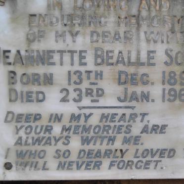 SCOTT Jeannette Bealle 1894-1960